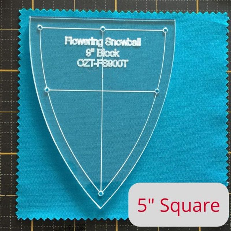Flowering Snowball Patchwork Template Set