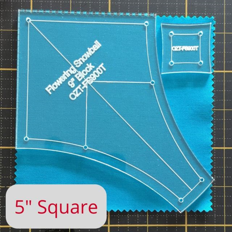 Flowering Snowball Patchwork Template Set