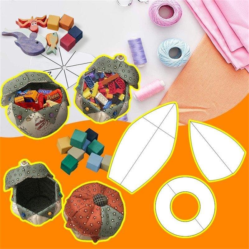 Quilt Jar(Bowl) Pattern Template-Making christmas gifts