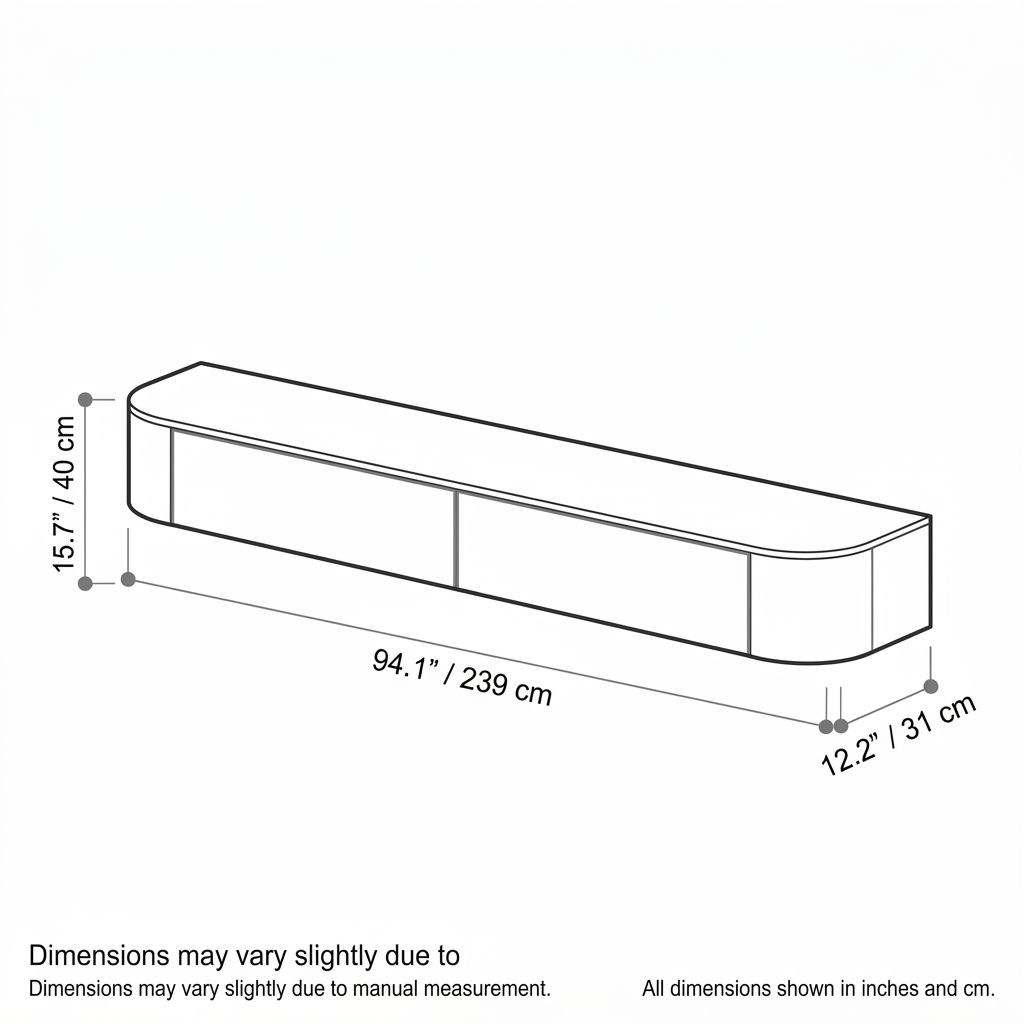 Wall Mounted Solid Wood TV Stand with Cabinet Storage（副本产品）