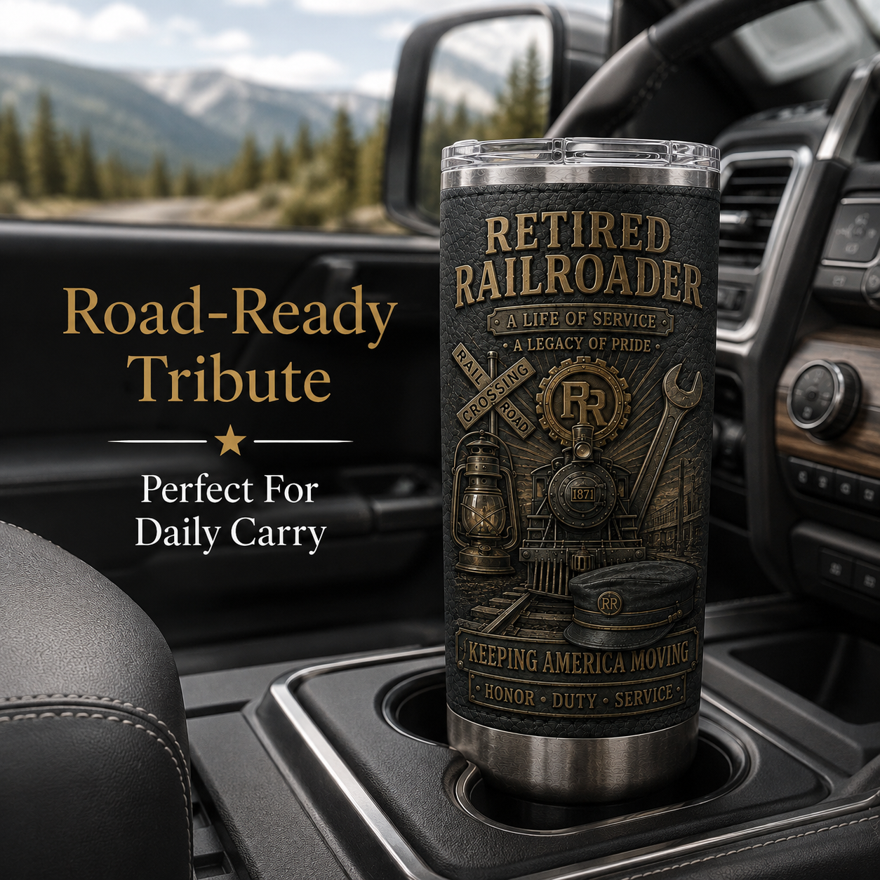 🇺🇸 American Workforce Legacy Retired Professionals Tribute Tumbler Collection