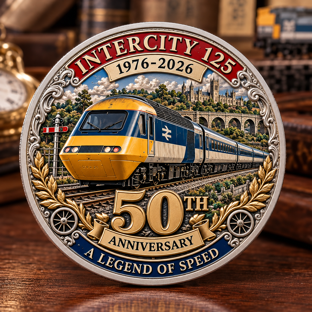 🚆 InterCity 125 50th Anniversary Commemorative Challenge Coin