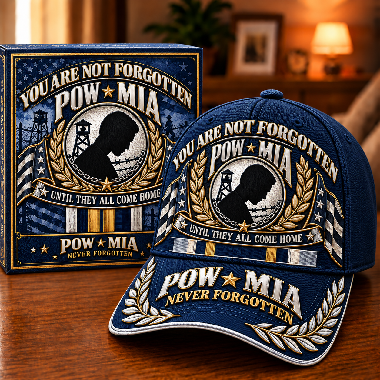 🎖️ POW / MIA Memorial Commemorative Cap — You Are Not Forgotten