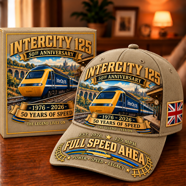 🚆 InterCity 125 50th Anniversary Commemorative Cap