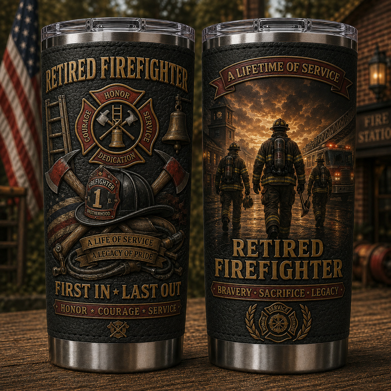 🚨 Retired Public Safety & Emergency Service Professionals Tribute Tumbler Collection