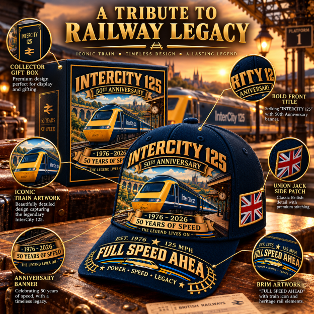 🚆 InterCity 125 50th Anniversary Commemorative Cap