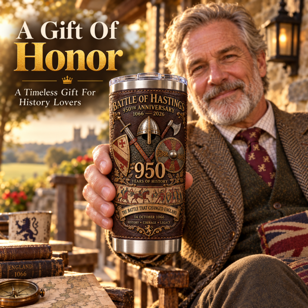 Battle of Hastings 960th Anniversary “The Battle That Changed England” Heritage Insulated Travel Tumbler
