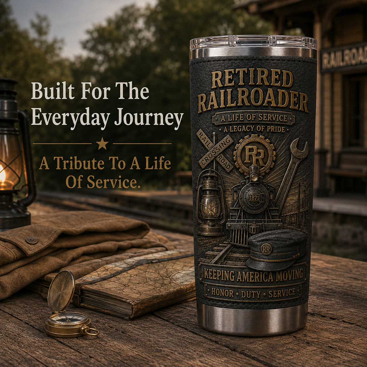 🇺🇸 American Workforce Legacy Retired Professionals Tribute Tumbler Collection