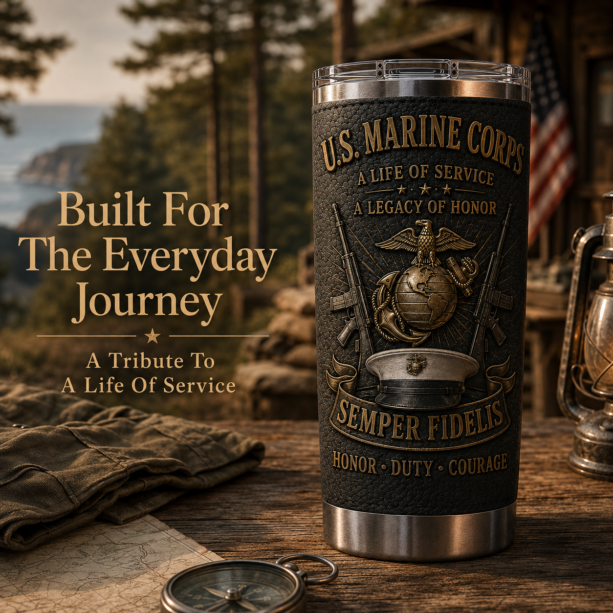 🇺🇸 U.S. Military Service & Heritage Tribute Tumbler Collection