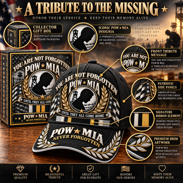 🎖️ POW / MIA Memorial Commemorative Cap — You Are Not Forgotten