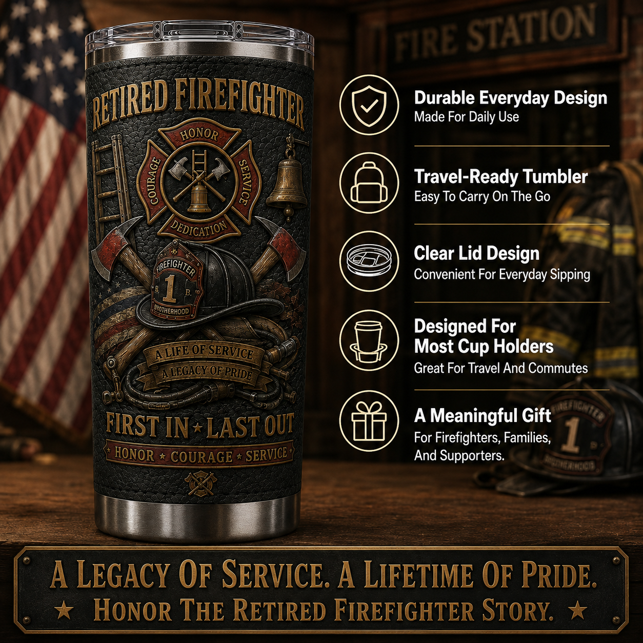 🚨 Retired Public Safety & Emergency Service Professionals Tribute Tumbler Collection