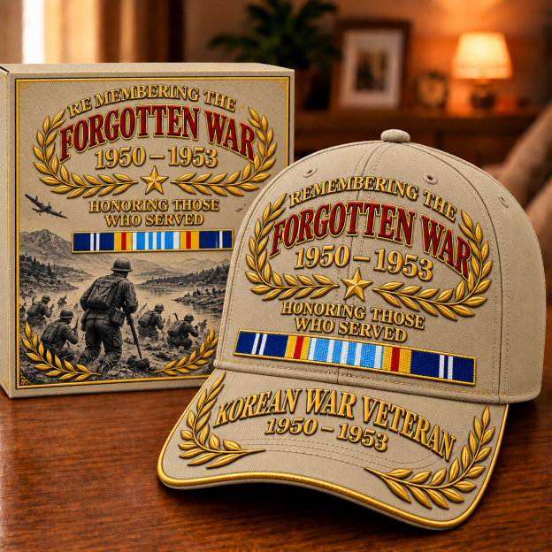 🎖️ Korean War Veteran Commemorative Cap — Remembering The Forgotten War