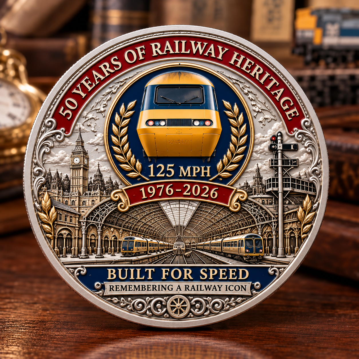 🚆 InterCity 125 50th Anniversary Commemorative Challenge Coin