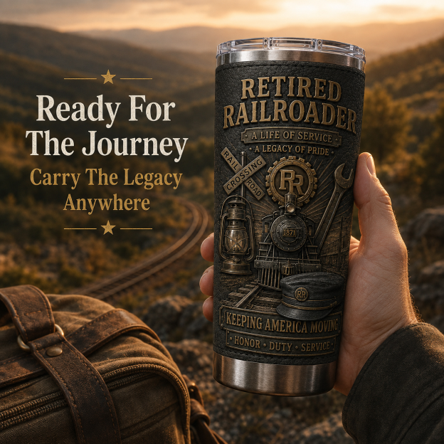 🇺🇸 American Workforce Legacy Retired Professionals Tribute Tumbler Collection
