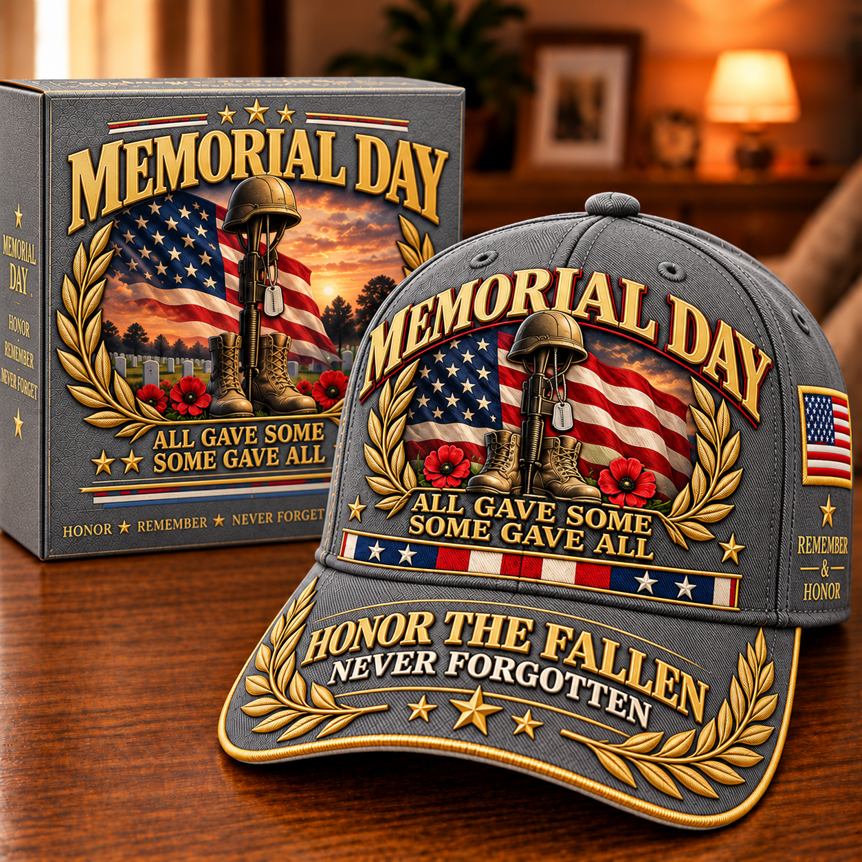 🇺🇸 Memorial Day Honor The Fallen Commemorative Cap