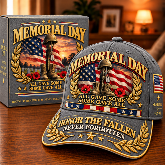 🇺🇸 Memorial Day Honor The Fallen Commemorative Cap