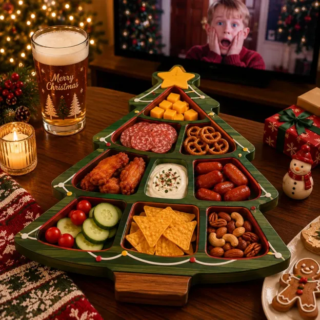 🎅 CHRISTMAS SPECIAL — Festive Character Divided Serving Platter