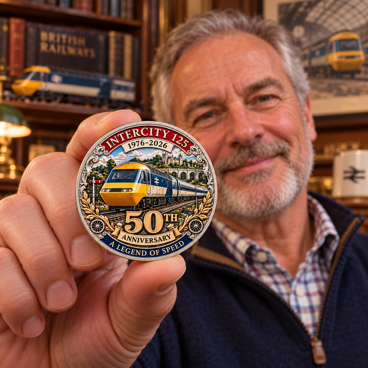 🚆 InterCity 125 50th Anniversary Commemorative Challenge Coin