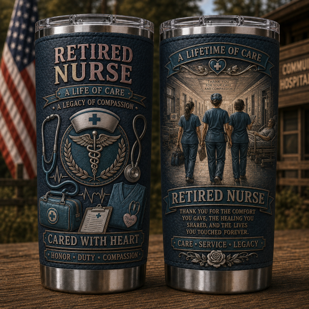 🇺🇸 American Workforce Legacy Retired Professionals Tribute Tumbler Collection