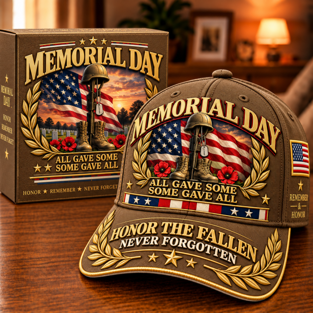 🇺🇸 Memorial Day Honor The Fallen Commemorative Cap