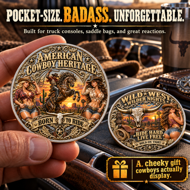 🤠 American Cowboy Heritage Commemorative Coin（Gift box included）