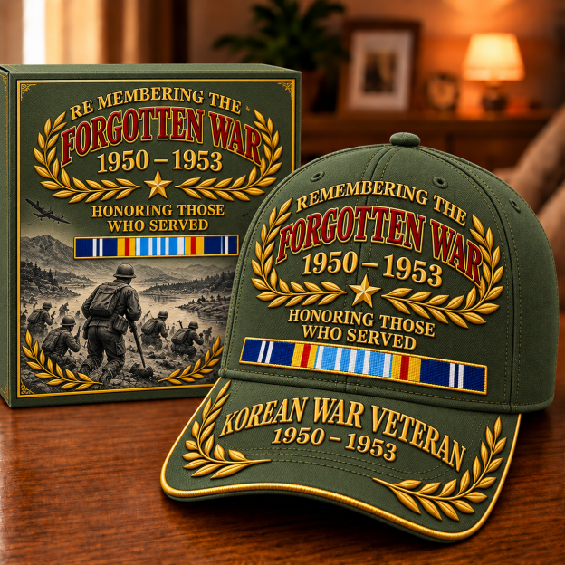 🎖️ Korean War Veteran Commemorative Cap — Remembering The Forgotten War