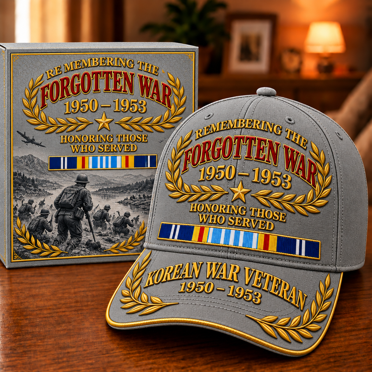 🎖️ Korean War Veteran Commemorative Cap — Remembering The Forgotten War