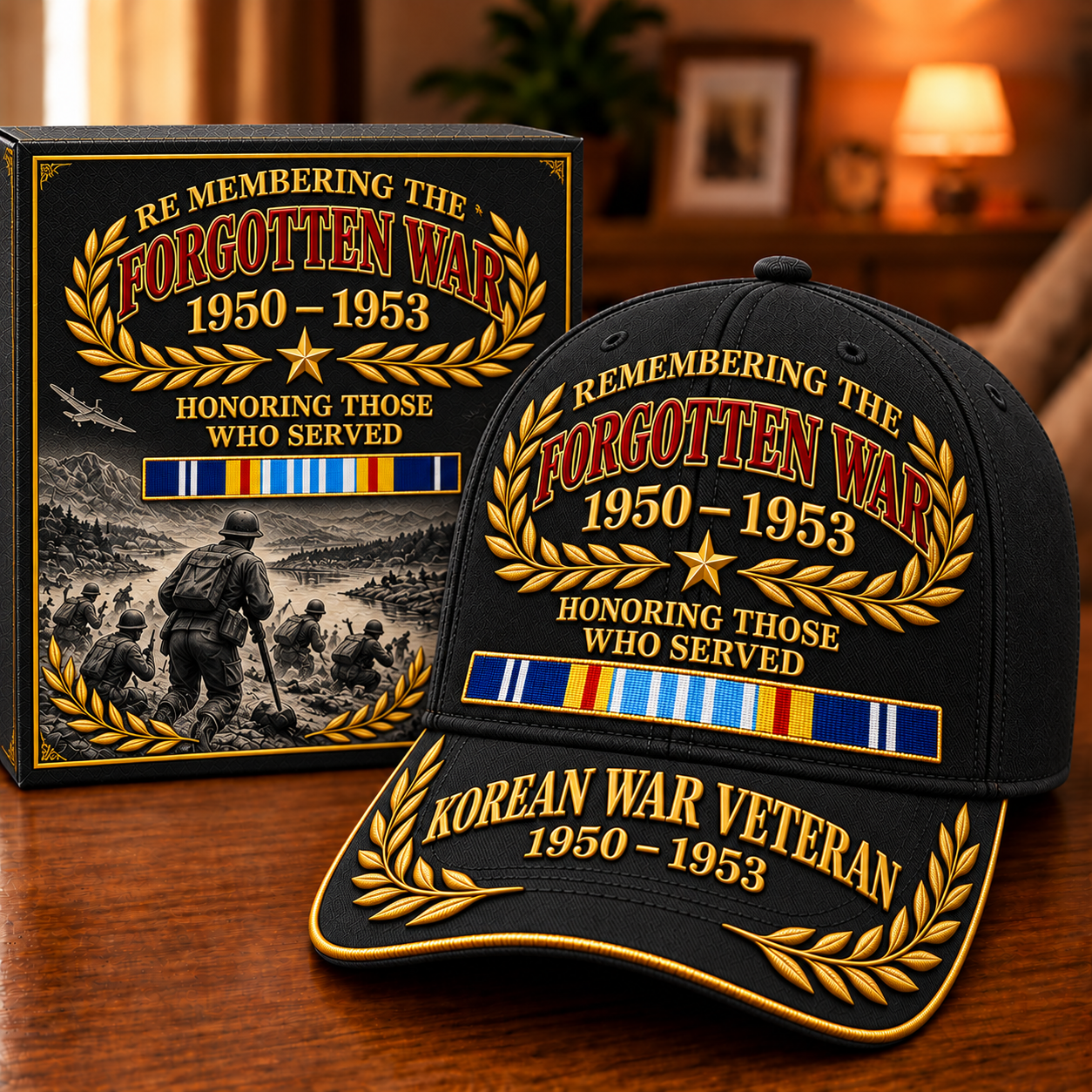 🎖️ Korean War Veteran Commemorative Cap — Remembering The Forgotten War