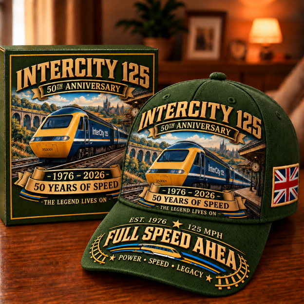 🚆 InterCity 125 50th Anniversary Commemorative Cap