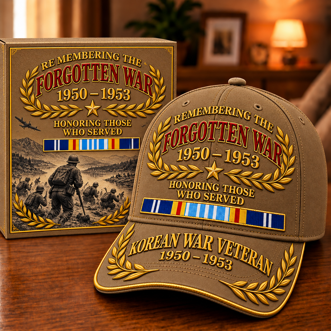 🎖️ Korean War Veteran Commemorative Cap — Remembering The Forgotten War