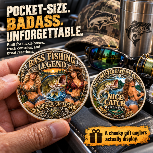 🎣 Bass Fishing Legend Commemorative Coin（Gift box included）