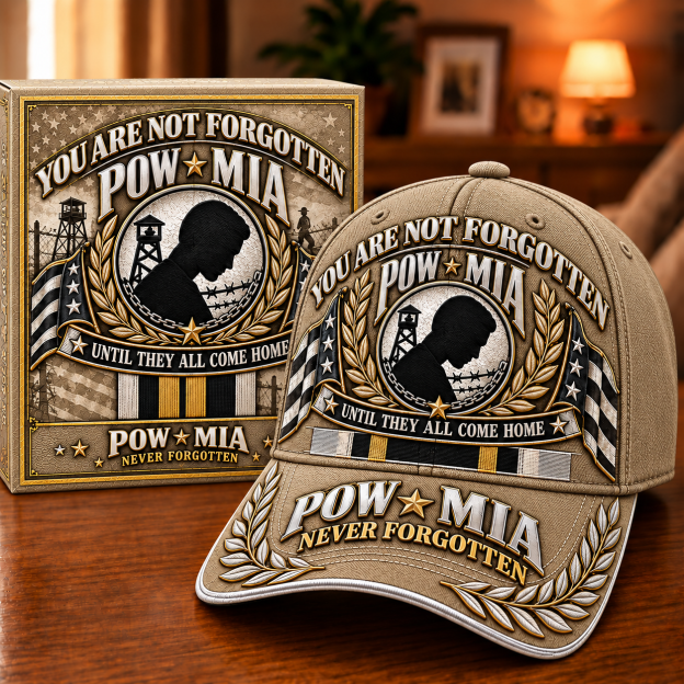 🎖️ POW / MIA Memorial Commemorative Cap — You Are Not Forgotten
