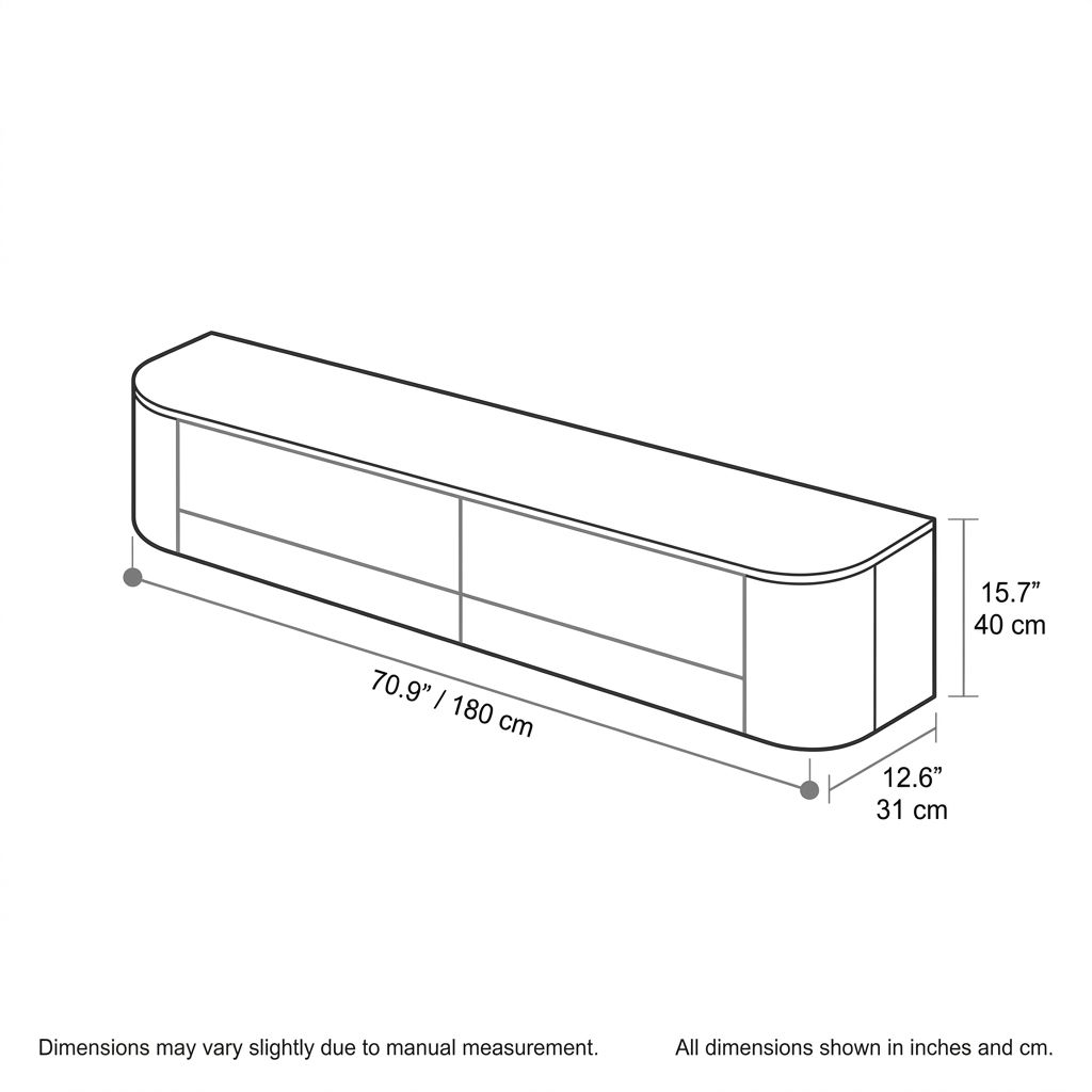 Wall Mounted Solid Wood TV Stand with Cabinet Storage（副本产品）
