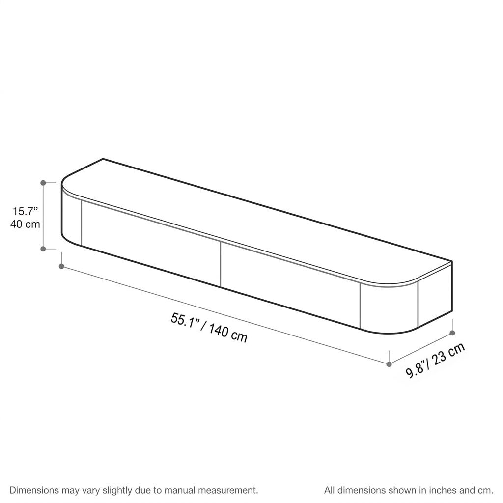 Wall Mounted Solid Wood TV Stand with Cabinet Storage（副本产品）