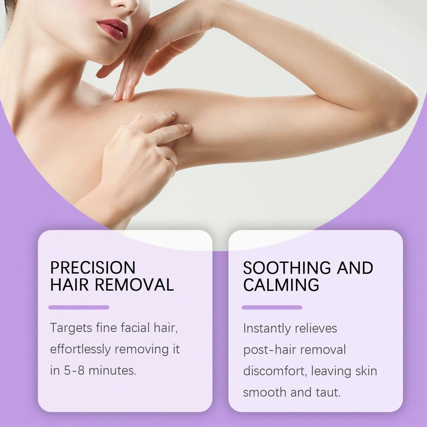 Bikini Pain-Free Hair Removal Cream for Sensitive Skin,Gentle Citrus Sensitive Skin Hair Removal Cream&Spray