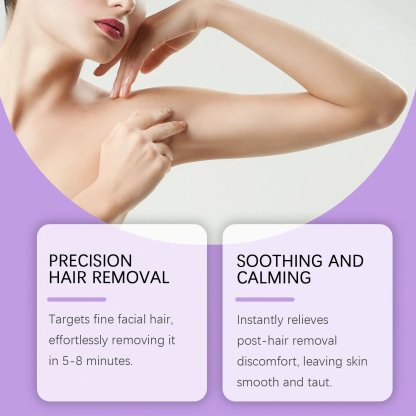 Bikini Pain-Free Hair Removal Cream for Sensitive Skin,Gentle Citrus Sensitive Skin Hair Removal Cream&Spray