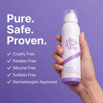 Bikini Pain-Free Hair Removal Cream for Sensitive Skin,Gentle Citrus Sensitive Skin Hair Removal Cream&Spray