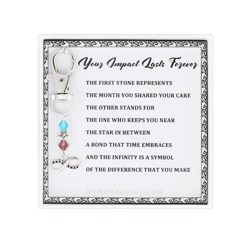 Your Impact Lasts Forever Poem & Charm, Infinity
