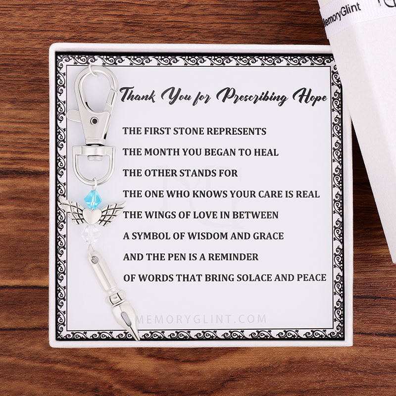 Thank You for Prescribing Hope Poem & Charm, Pen