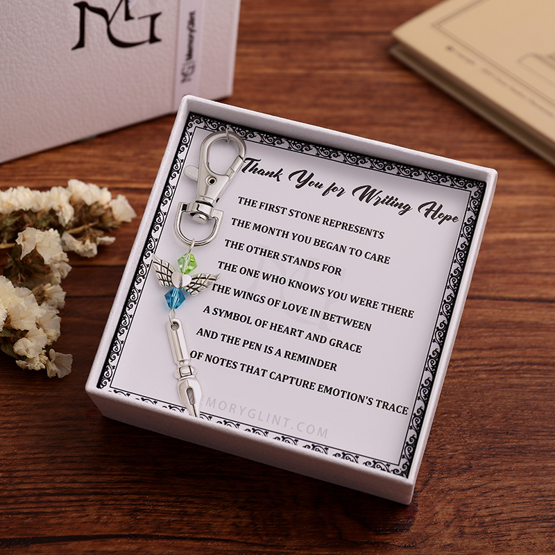 Thank You for Writing Hope Poem & Charm, Pen