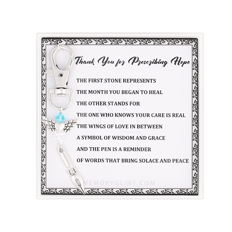 Thank You for Prescribing Hope Poem & Charm, Pen