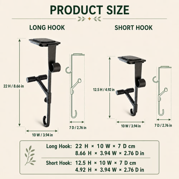 🎄 Adjustable Mantel Stocking & Garland Hanger Set 🔥
