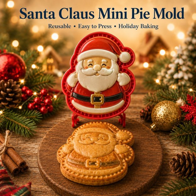 🔥Only $16.99 Last Day Promotion!✨ 🎄16-Design Christmas Mini Pie Mold Collection 🥧