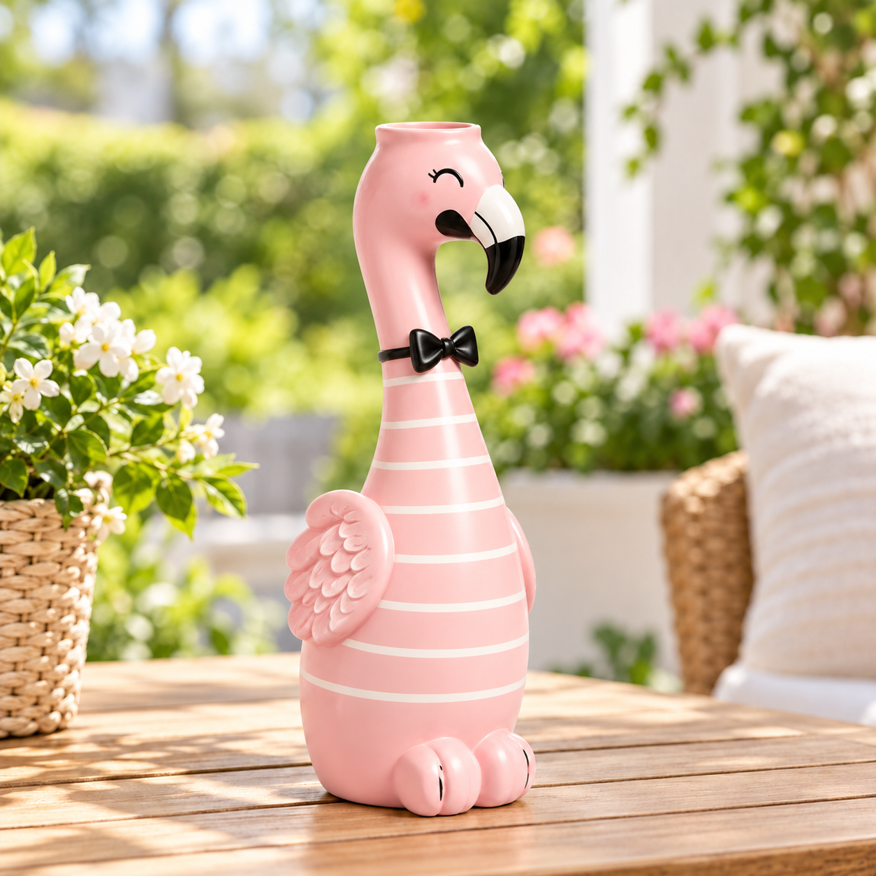 🦩Cute Flamingo Figurine Decorative Vase