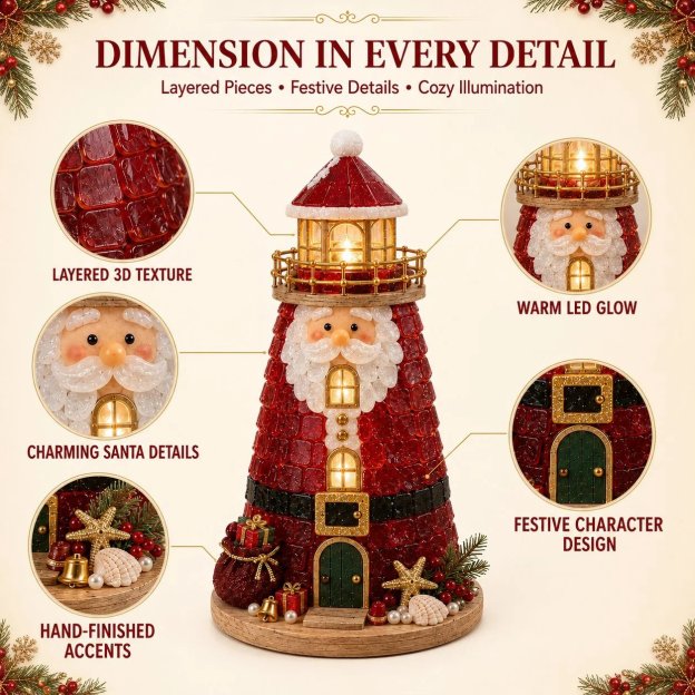 🎄Beginner-Friendly DIY Lighted Christmas Character Sea Glass