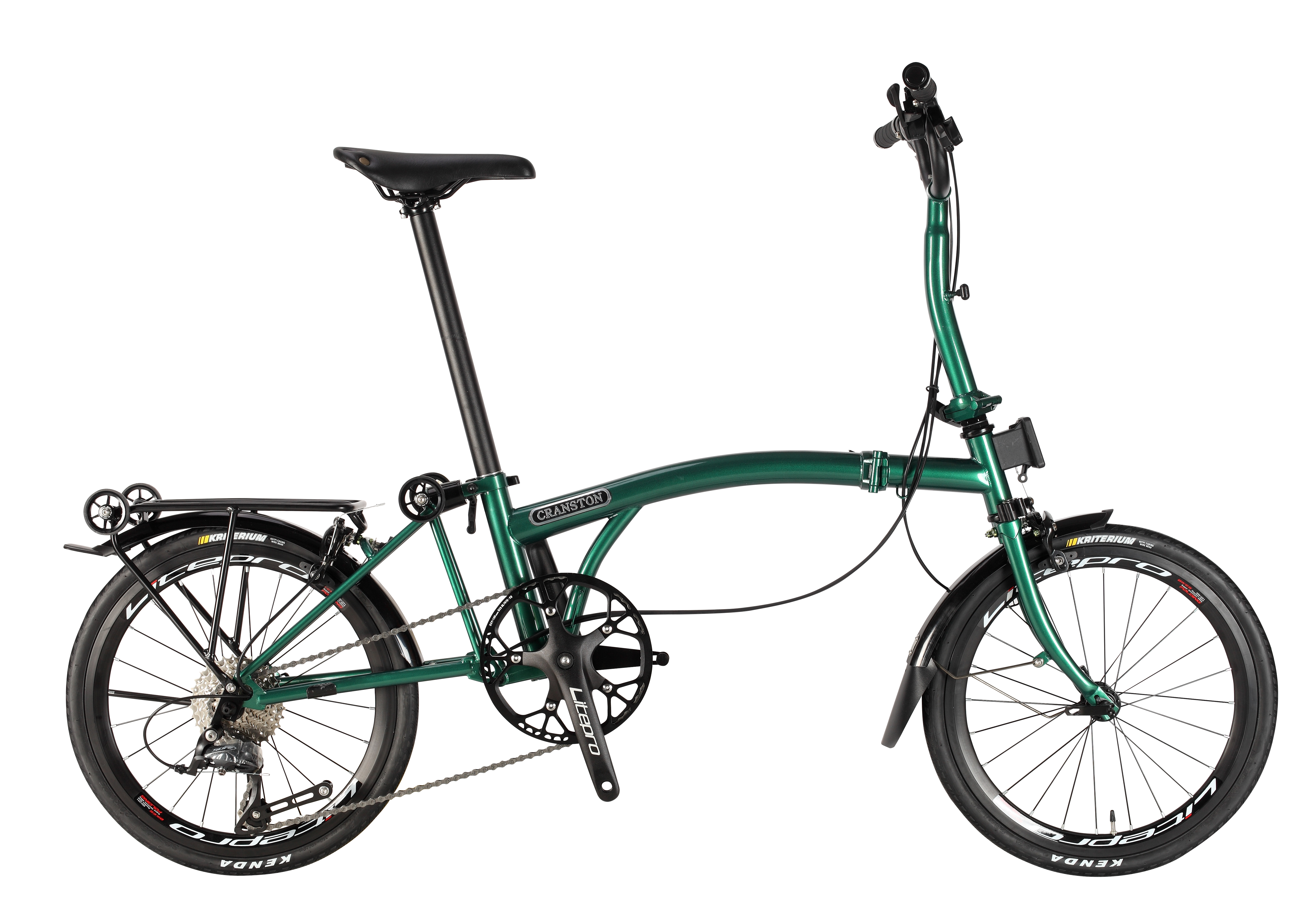 CRANSTON R20 20inch Tri-folding Bike 9speed Foldable Bicycle Molybdenum Steel Frame Ybar M bar 9S Mini Light Weight Folding Bike