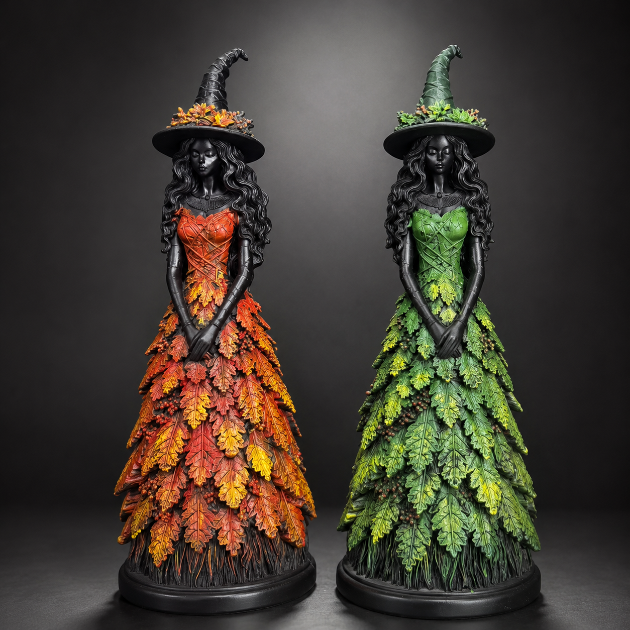 🔥LAST DAY 50% OFF - 🧙‍♀️Enchanted Autumn Witch Figurine 