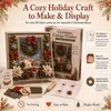 🔥 LIMITED TIME 50% OFF – 🎄🧵 Premium 3D Christmas Fabric Poke Art Kit | No-Sew Holiday Craft with Pre-Punched Board, Fabric Squares & Display Stand 🎅✨