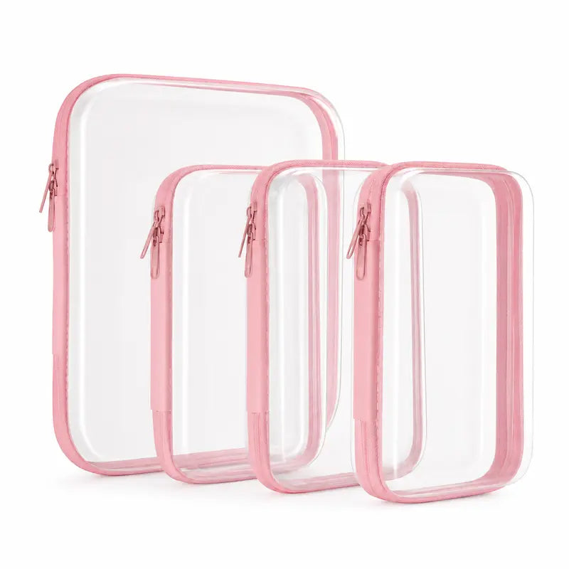 🔥 Limited-Time 49% OFF 🧳 Clear Hard Shell Packing Cubes | 💧 Waterproof PET Travel Organizer Bags