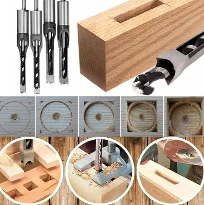 High-Precision Woodworking Mortise Drill Bits